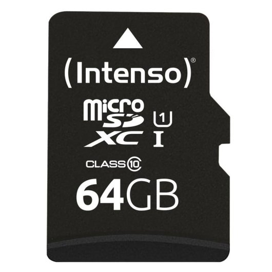 Tarjeta de memoria Intenso 3424490 64 GB MicroSD UHS-I Clase 10 U1 resistente