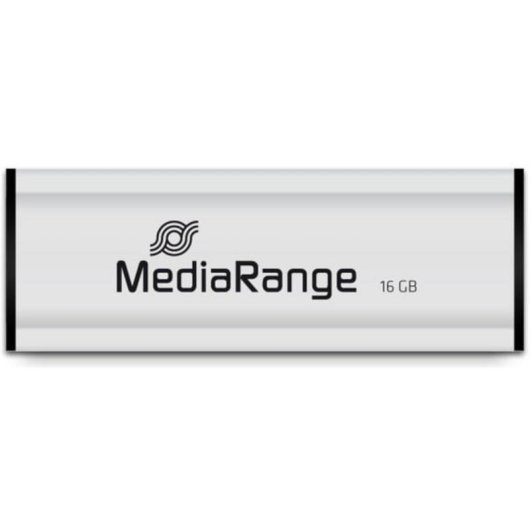 Unità flash USB MediaRange MR916 32 GB USB-A 3.2 Gen 1 scorrevole nero argento