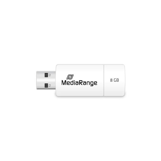 Chiavetta USB MediaRange MR971 8GB USB 2.0 scorrevole blu bianco