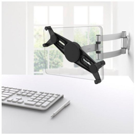 Wandhalterung für Tablet Hama 00125121 Aluminium Schwarz/Silber 7-11 Zoll