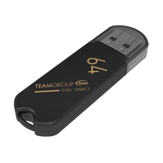 Unidad flash USB Team Group C183 64 GB USB-A 3.2 Gen 1 negra