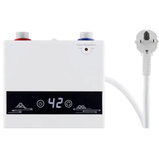Calentador eléctrico genérico 4600W portátil sin tanque con pantalla LCD