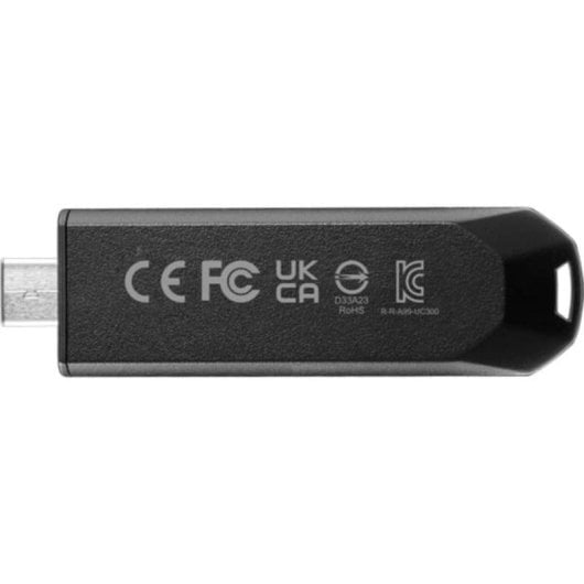 Clé USB ADATA UC300 64 Go USB-C 3.2 Gen 1 Glissante Noir Vert