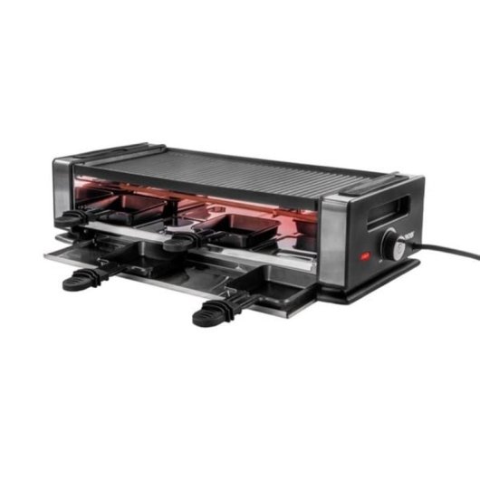 Parrilla intérieure Unold 48760 Raclette 8 personnes 1200 W Noir/Acier inoxydable