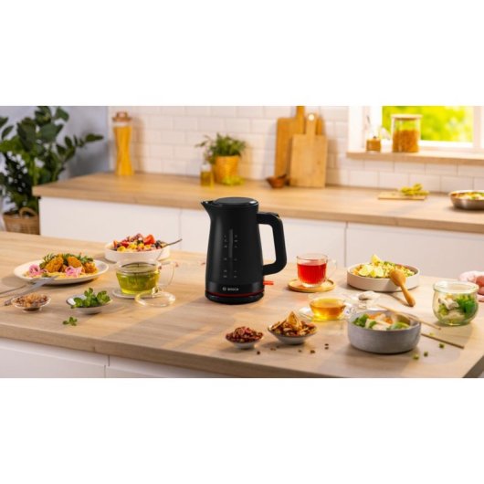 Bouilloire électrique Bosch TWK3M123 1,7 L 2400 W Noir