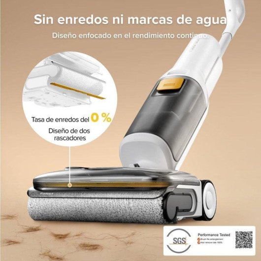 Robot Aspirador Roborock F25 Gt Gen 2 con Autolimpieza 20.000 Pa FlatReach 180°