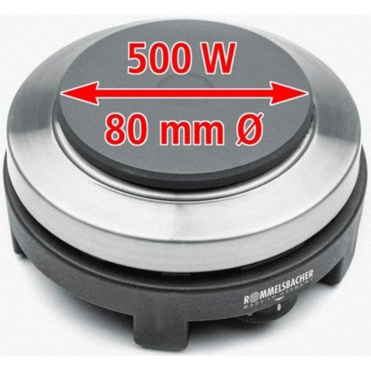 Plaque de cuisson Rommelsbacher RK 501/SU 1 zone 500W