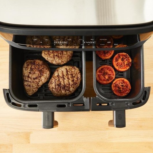 Airfryer Tefal Dual Easy Fry & Grill Double Compartiment 8,3 L 2700 W Tactile