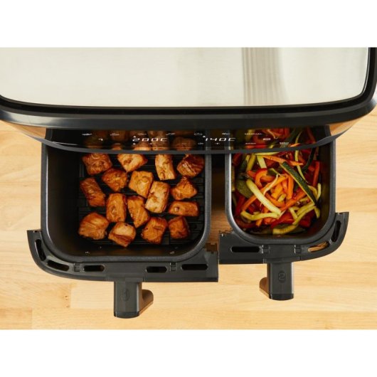 Airfryer Tefal Dual Easy Fry Grill EY905B Dubbele Mand 8,3L 2700W Touchpaneel