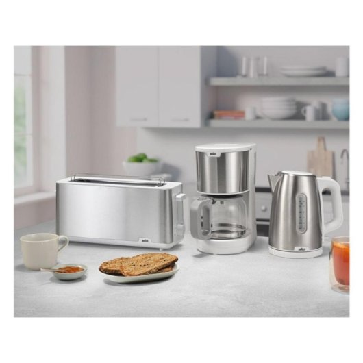 Tostapane Braun HT 1610 Acciaio Inossidabile Bianco 1030 W