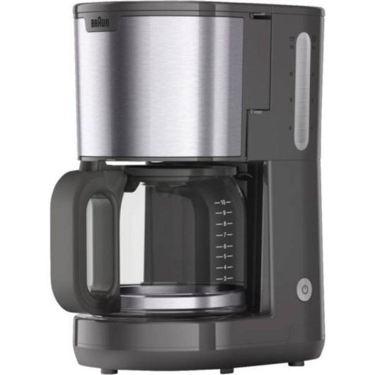 Caffettiera a filtro Braun KF 1500 GY 1,25 L 10 Tazze acciaio inox