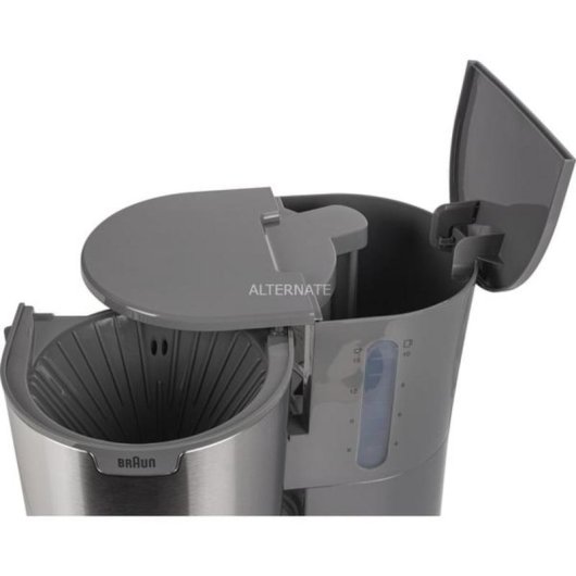 Caffettiera a filtro Braun KF 1500 GY 1,25 L 10 Tazze acciaio inox