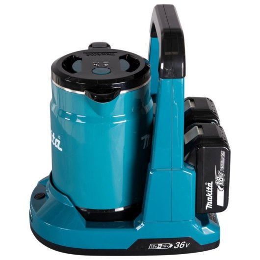 Hervidor de agua Makita DKT360Z 0,8 L Sin cables Negro/Azul