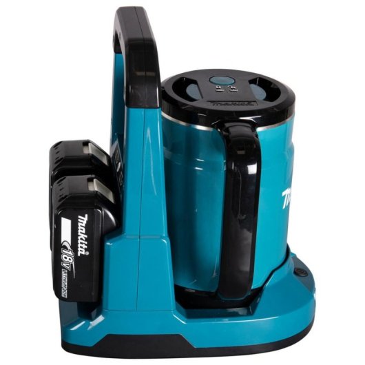 Hervidor de agua Makita DKT360Z 0,8 L Sin cables Negro/Azul