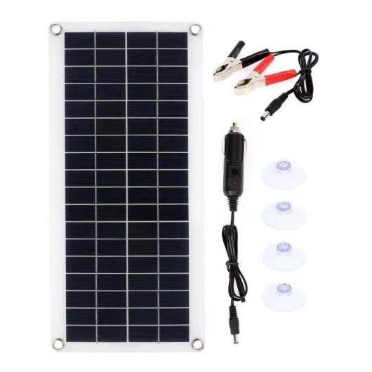 Panel Solar Genérica Flexible 1000W 2 Puertos USB Controlador 100A