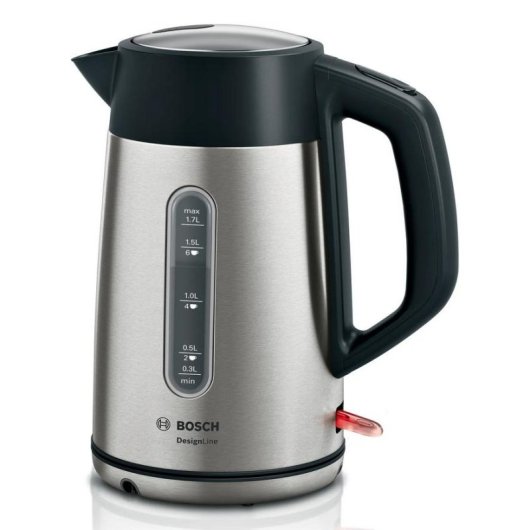 Wasserkocher Bosch TWK4P440 1,7 L 2400 W Schwarz Edelstahl