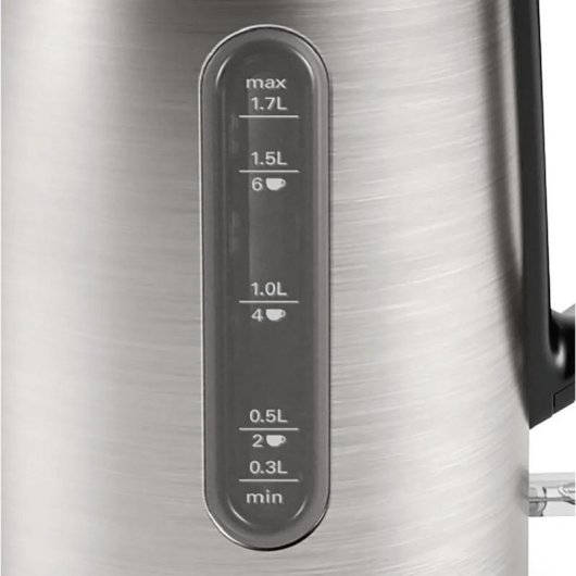 Wasserkocher Bosch TWK4P440 1,7 L 2400 W Schwarz Edelstahl
