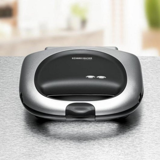 Sandwichera Rommelsbacher ST 1000 Noir/Argent 1000W