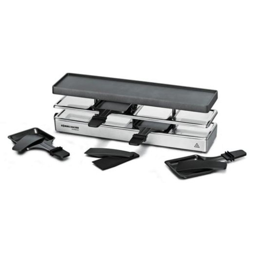 Parrilla de intérieur Rommelsbacher RC 800 4 personnes 795 W Noir/Argent