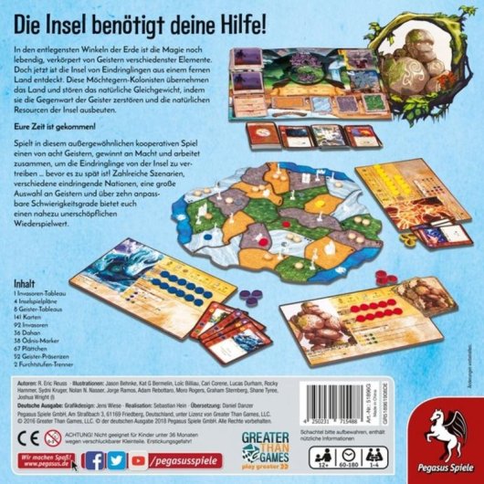 Juego de mesa Pegasus 51896G Interpretación de roles familiar para 1-4 jugadores