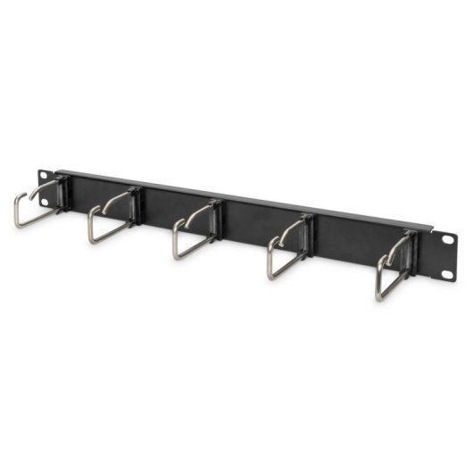Kabelmanagementpanel Digitus für 19"-Racks 1HE mit Stahlbügeln