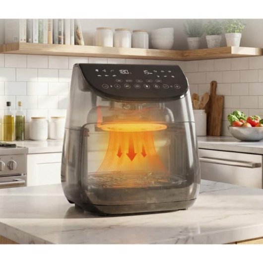 Airfryer Medion MD 13060 6,6L 1700W Écran Tactile 10 Programmes Noir