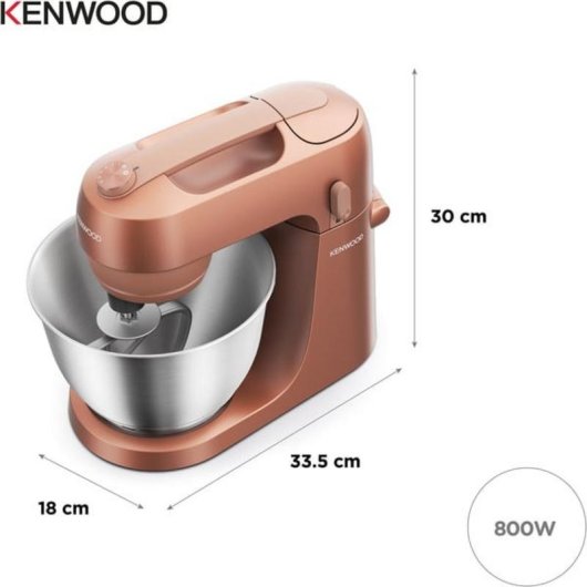 Robot de cocina Kenwood KZM35.000RD 4 L 800 W Giratorio Rojo Arcilla