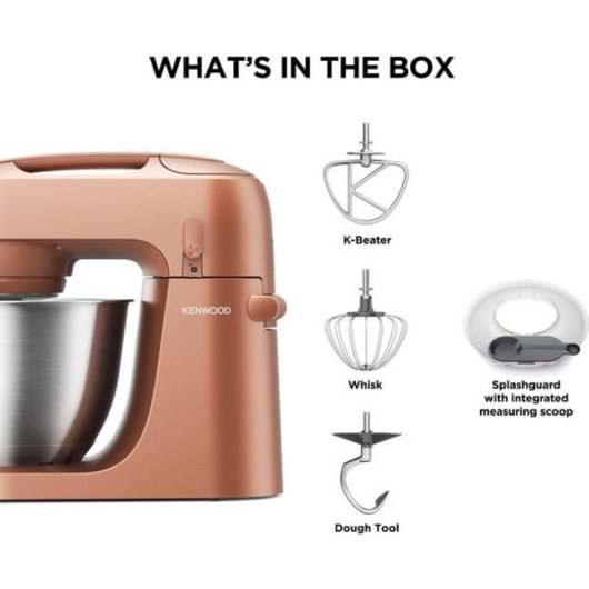 Robot de cocina Kenwood KZM35.000RD 4 L 800 W Giratorio Rojo Arcilla
