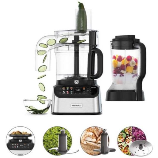 Robot de cocina Kenwood MultiPro OneTouch 3 L Negro/Acero inoxidable 1000 W