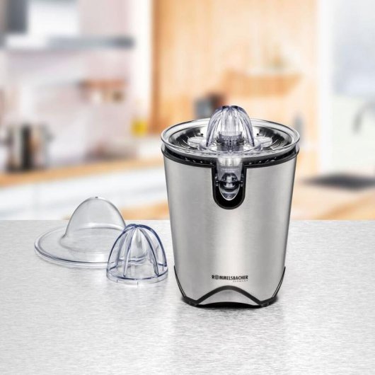 Prensa de cítricos eléctrica Rommelsbacher ZP 60/E Negro Acero inoxidable 100 W