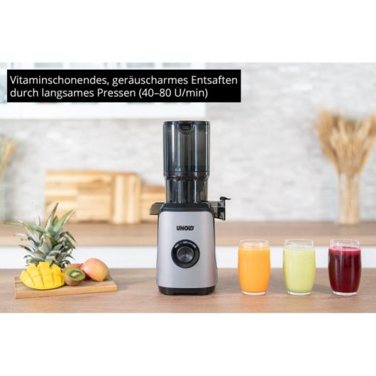 Exprimidor lento Unold 78275 SLOW JUICER Sam 80 RPM 0,8 L Carbón vegetal