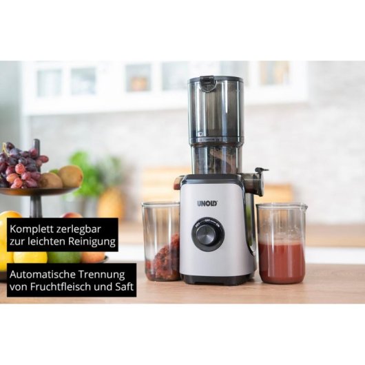 Exprimidor lento Unold 78275 SLOW JUICER Sam 80 RPM 0,8 L Carbón vegetal