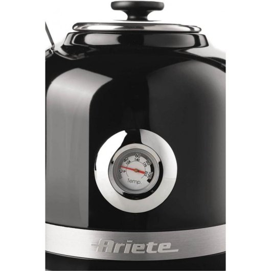 Tetera eléctrica Ariete 2854/02 1,7 L 2000 W Negro Acero inoxidable