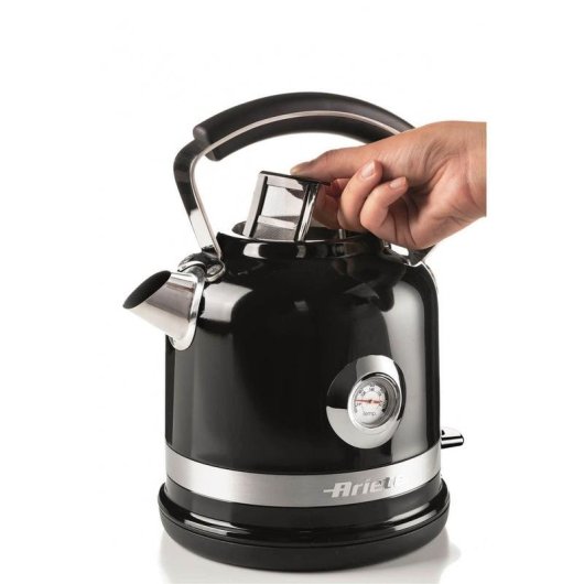 Tetera eléctrica Ariete 2854/02 1,7 L 2000 W Negro Acero inoxidable