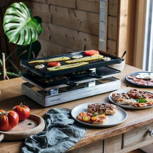 Parrilla de interior Rommelsbacher RCP 1800 Rectangular 1800 W