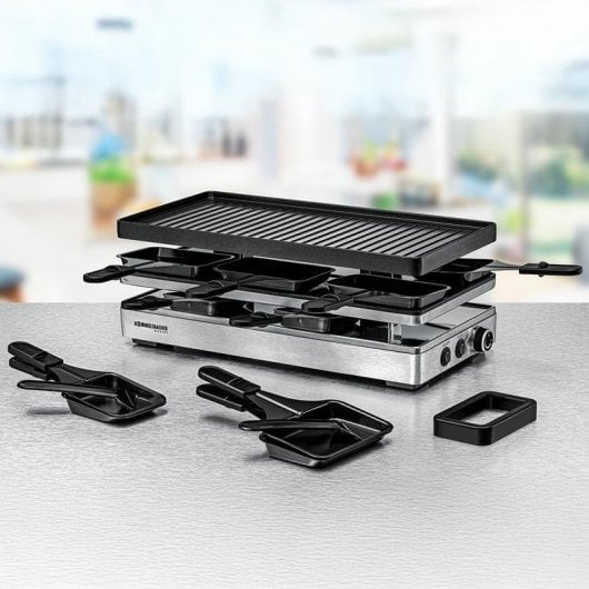 Parrilla de interior Rommelsbacher RCP 1800 Rectangular 1800 W