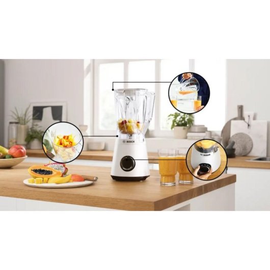Batidora de vaso Bosch Serie 4 MMB6141W 1,5 L 1200 W