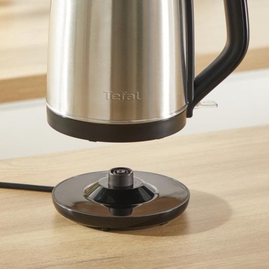Tetera eléctrica Tefal Subito KO5S0DE0 1,7 L 2400 W Negro Acero inoxidable