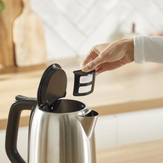 Tetera eléctrica Tefal Subito KO5S0DE0 1,7 L 2400 W Negro Acero inoxidable