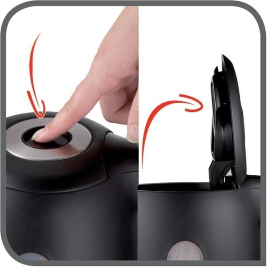 Tetera eléctrica Tefal KO3308 1,7 L 2400 W Negro