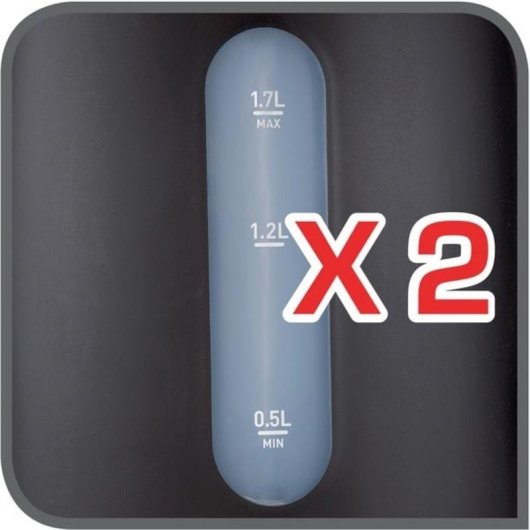 Tetera eléctrica Tefal KO3308 1,7 L 2400 W Negro