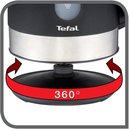 Tetera eléctrica Tefal KO3308 1,7 L 2400 W Negro