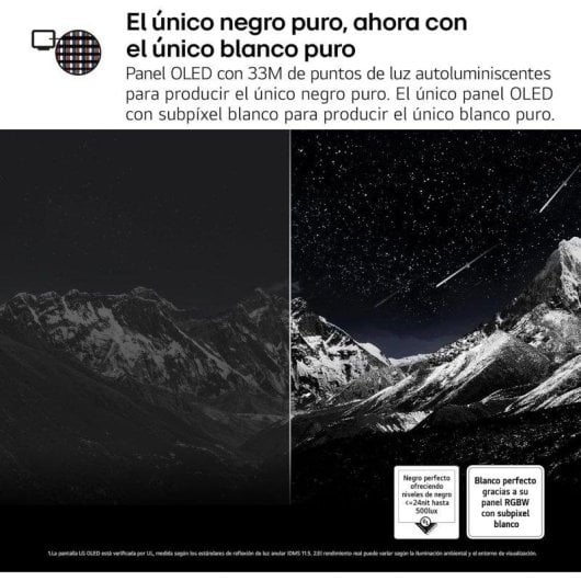 TV LG OLED evo AI OLED55C54LA.AEUD 55" 4K UltraHD 120Hz Smart TV WebOS Dolby Vision