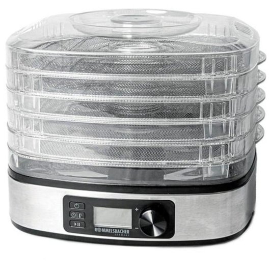 Deshidratador de alimentos Rommelsbacher DA 350 350 W acero inoxidable 5 bandejas