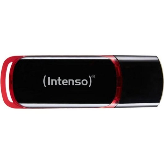 Unità flash USB Intenso 32GB USB 2.0 nera e rossa con cappuccio