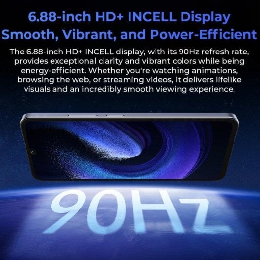 Oukitel C59 4G 4GB 128GB 6.88" Noir