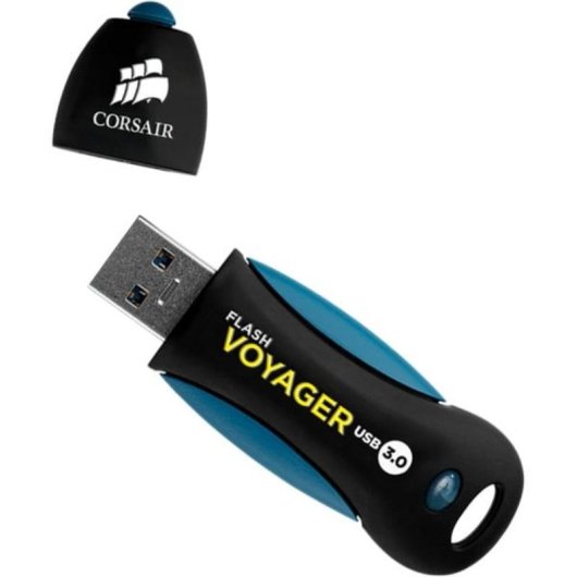 Chiavetta USB Corsair Voyager 256GB USB-A 3.2 Gen 1 nero e blu