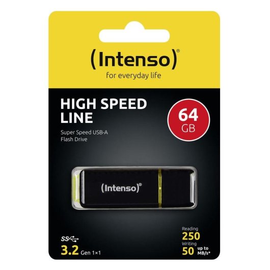 Chiavetta USB Intenso High Speed Line 64 GB USB-A 3.2 Gen 1 250 MB/s