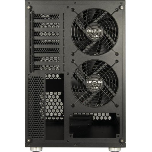 Caja PC Inter-Tech NAS-8 Torre NAS Alluminio Nero con Ventilazione e USB-C