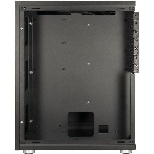 Caja PC Inter-Tech NAS-8 Torre NAS Alluminio Nero con Ventilazione e USB-C